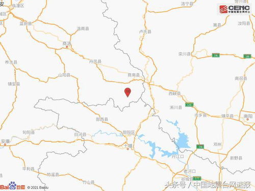 陜西商洛市商南縣發生3.6級地震